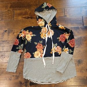 NWOT Flamingo Hoodie Size S